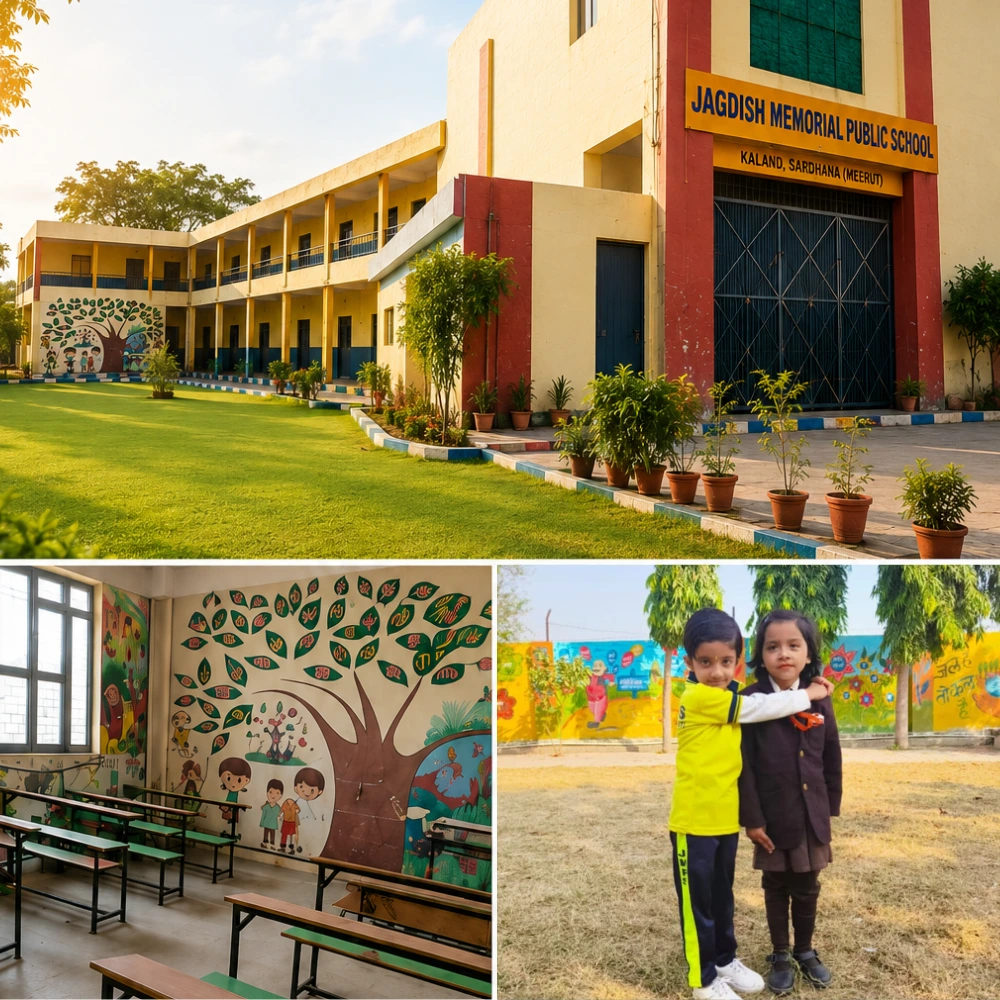 Students at Jagdish Memorial Public School
